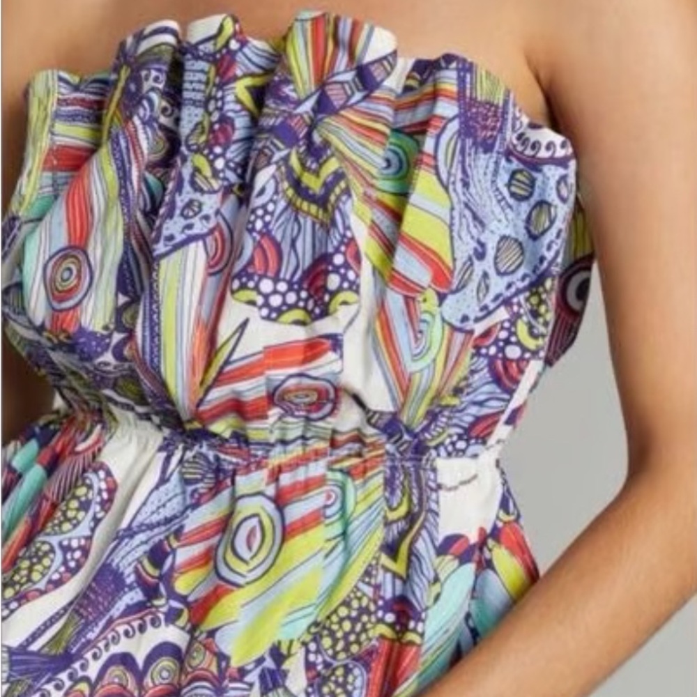 Anthropologie Strapless Top